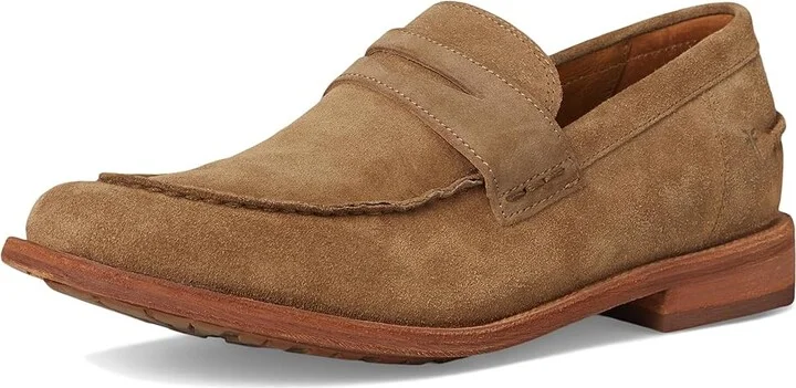 Frye Tyler Flex Penny Men's Lace Up Wing Tip Shoes Mushroom : 10 D - Medium, Leather - Image 5