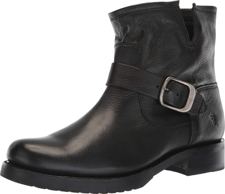 Frye Veronica Bootie Women's Boots Black Soft Full Grain : 5.5 B - Medium, Leather - Image 2
