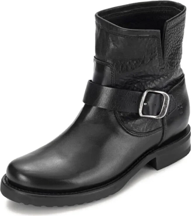 Frye Veronica Booties for Women Made from Full Grain Brush-Off Leather with Antique Metal Hardware and Waterproof