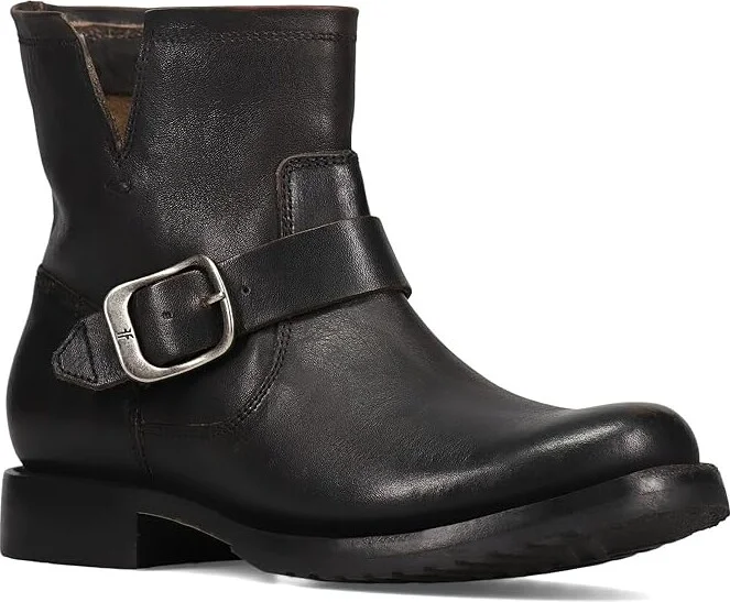 Frye Veronica Flex Bootie Women's Boots Antique Black : 9.5 B - Medium, Leather - Image 5