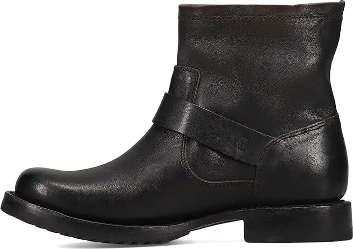 Frye Veronica Flex Bootie Women's Boots Antique Black : 9.5 B - Medium, Leather - Image 6