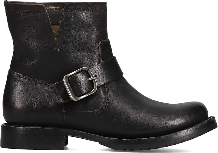Frye Veronica Flex Bootie Women's Boots Antique Black : 9.5 B - Medium, Leather - Image 7