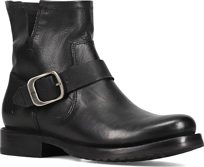 Frye Veronica Flex Bootie Women's Boots Black : 6 B - Medium, Leather - Image 5