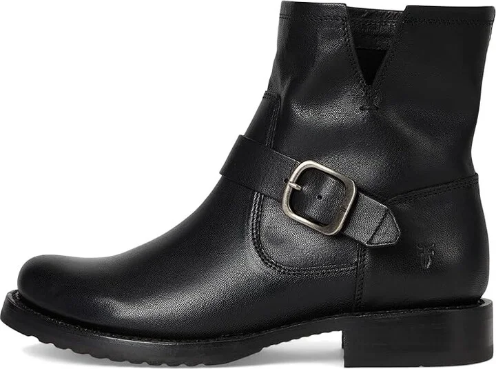 Frye Veronica Flex Bootie Women's Boots Black : 6 B - Medium, Leather - Image 6