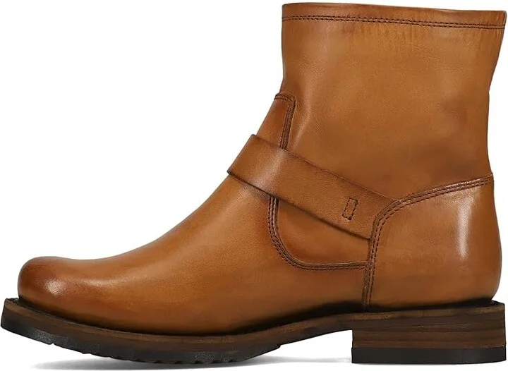 Frye Veronica Flex Bootie Women's Boots Caramel : 9 B - Medium, Leather - Image 6