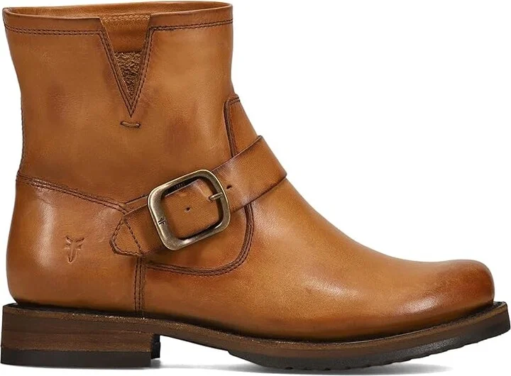 Frye Veronica Flex Bootie Women's Boots Caramel : 9 B - Medium, Leather - Image 7
