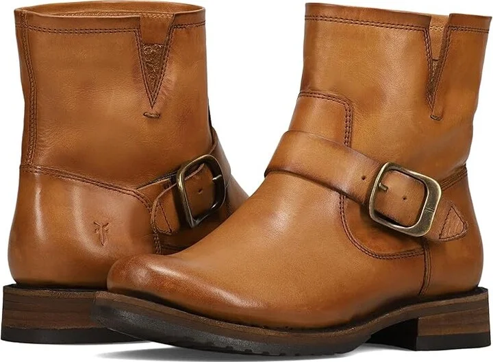 Frye Veronica Flex Bootie Women's Boots Caramel : 9 B - Medium, Leather