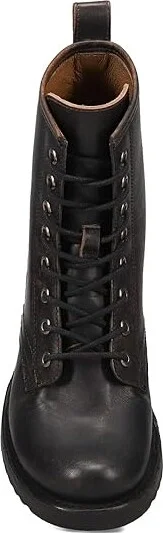 Frye Veronica Flex Combat Women's Boots Antique Black : 7 B - Medium, Leather - Image 2