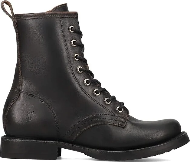 Frye Veronica Flex Combat Women's Boots Antique Black : 7 B - Medium, Leather - Image 7