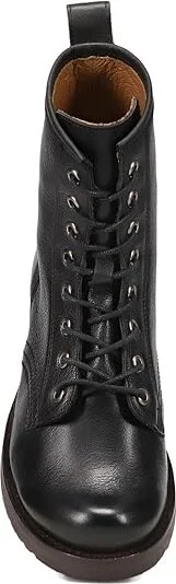 Frye Veronica Flex Combat Women's Boots Black : 6 B - Medium, Leather - Image 2