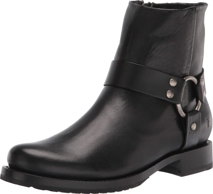 Frye Veronica Harness Short 6" Booties for Women - Leather Upper with Luxurious Leather Lining