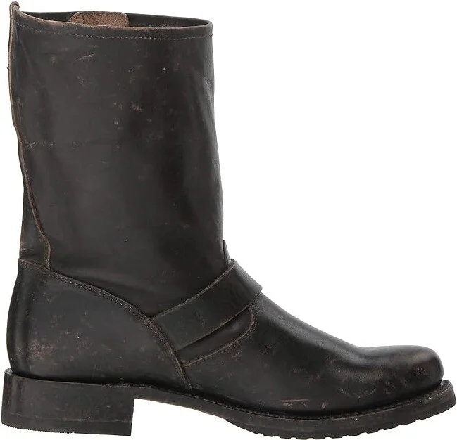Frye Veronica Short Women's Boots Black Full Grain Brush-Off : 5.5 B - Medium, Leather - Image 8