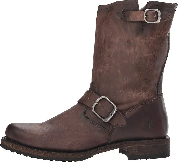 Frye Veronica Short Women's Boots Stone Washed Oiled Vintage : 5.5 B - Medium, Leather - Image 7