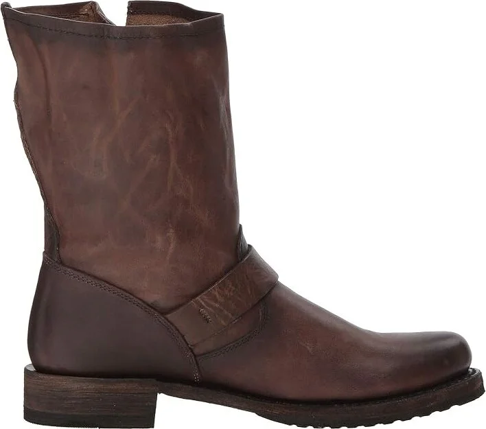 Frye Veronica Short Women's Boots Stone Washed Oiled Vintage : 5.5 B - Medium, Leather - Image 8
