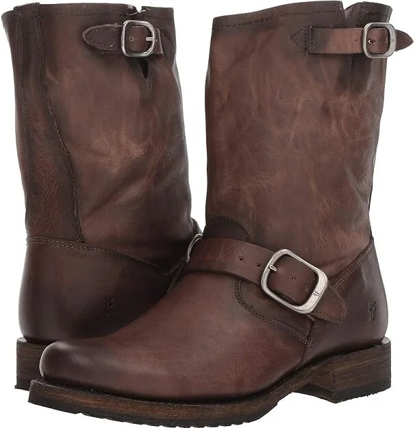 Frye Veronica Short Women's Boots Stone Washed Oiled Vintage : 5.5 B - Medium, Leather