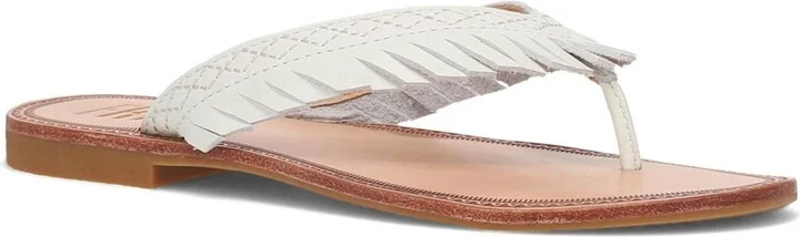 Frye Women's Ava Fringe Thong Flat Sandals