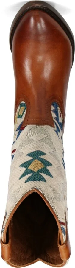 Frye Women's Billy Western Fabric Leather Boots - Image 4