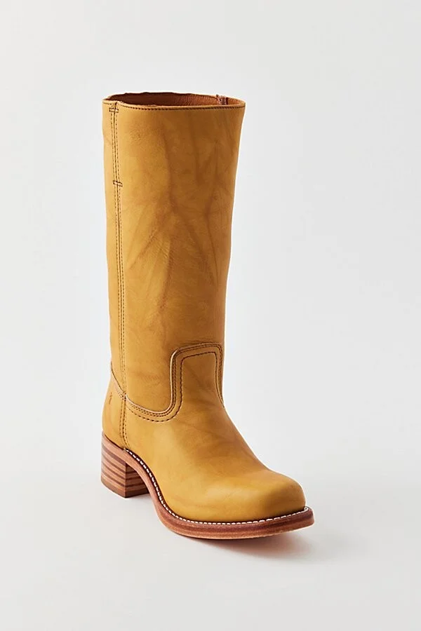 Frye Women's Campus 14L Tall Boot in Banana - Image 3