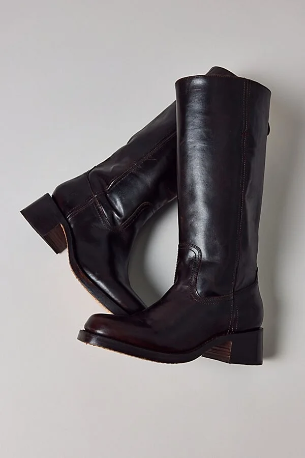 Frye Women's Campus 14L Tall Boot in Banana - Image 6