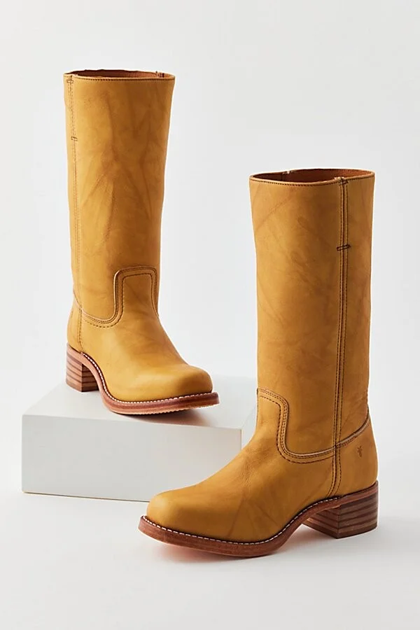 Frye Women's Campus 14L Tall Boot in Banana