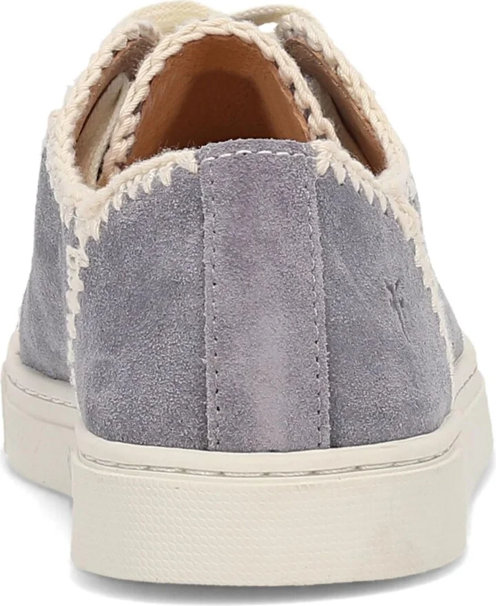 Frye Women's Ivy Crochet Low Lace Up Leather Sneakers - Image 3