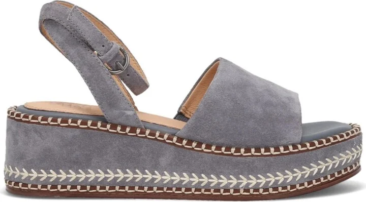 Frye Women's Joy Ankle Strap Platform Wedge Sandals - Image 2