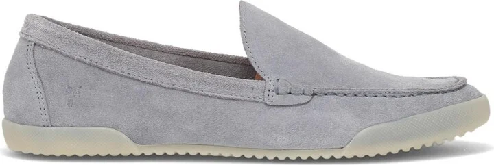 Frye Women's Melanie Skimmer Leather Suede Loafers - Image 2