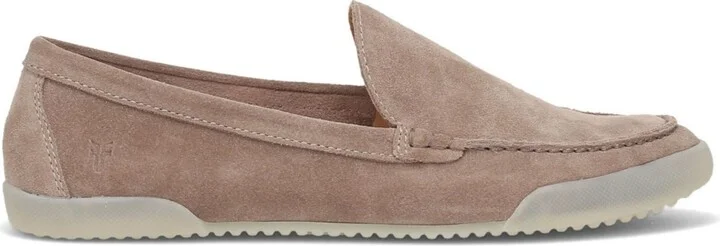 Frye Women's Melanie Skimmer Leather Suede Loafers - Image 6