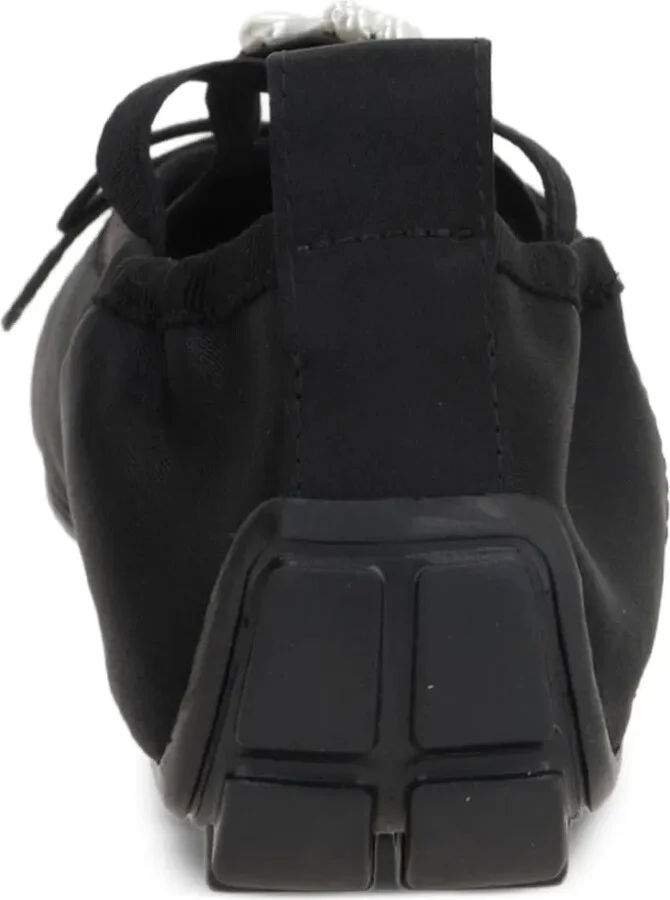 Fuax Pearl-Embellished Ballet Flats - Image 3