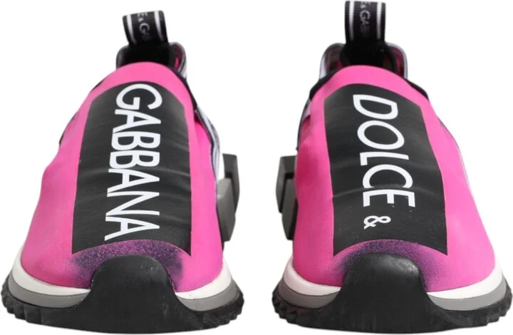 Fuchsia White Slip On Sorrento Sneakers Women's Shoes (Pre-Owned) - Image 2