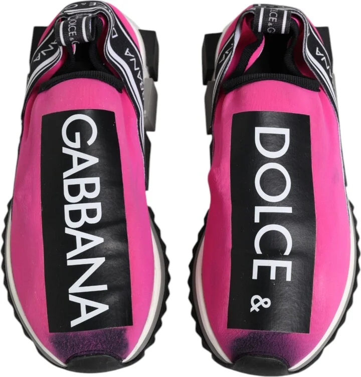 Fuchsia White Slip On Sorrento Sneakers Women's Shoes (Pre-Owned) - Image 3