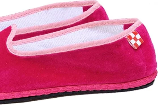 Fucsia Velvet Slippers Friulane - Image 2