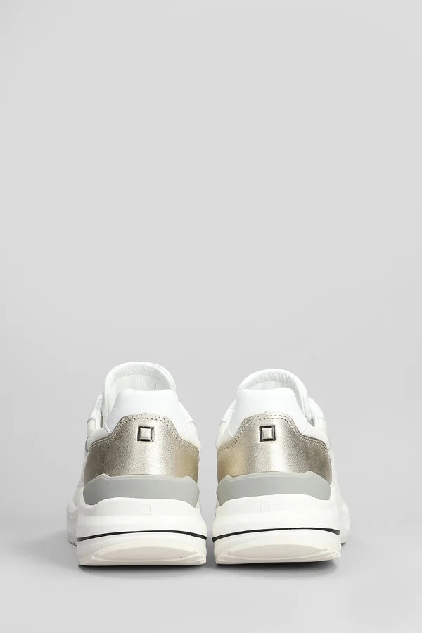 Fuga Sneakers In White Suede And Leather - Image 4