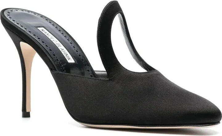 Fugati 100mm heeled mules - Image 2