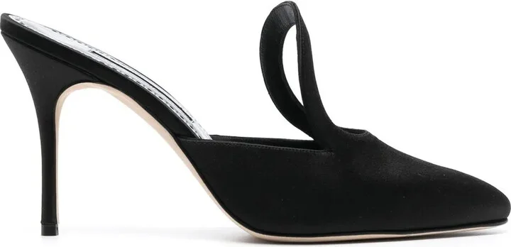 Fugati 100mm heeled mules