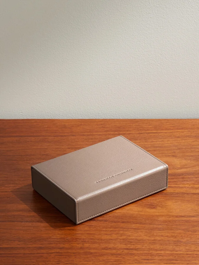 Full-Grain Leather Playing Card Set