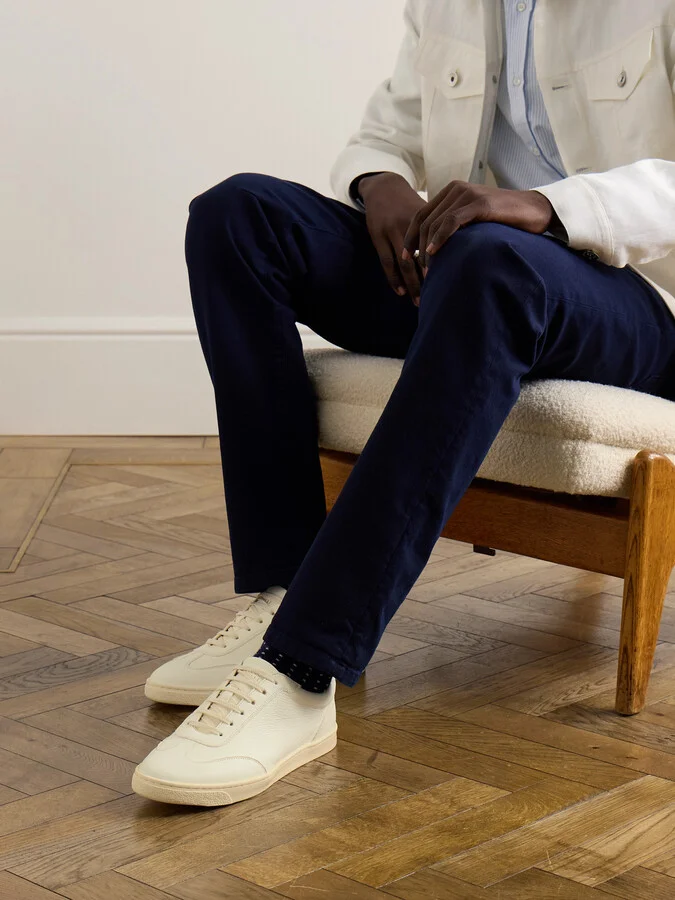Full-Grain Leather Sneakers - Image 2