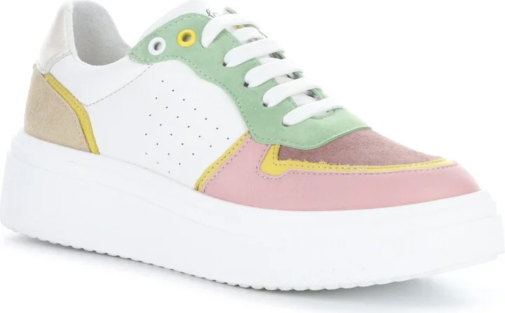 PINK/WHITE MULTI LEA