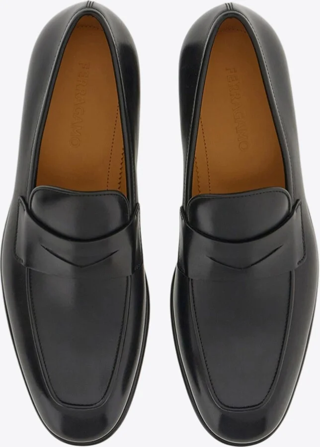 Funes Leather Penny Loafers - Image 2