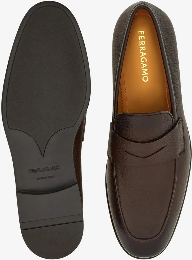 Funes Leather Penny Loafers - Image 2