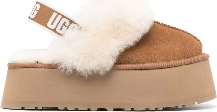 Funkette 60mm suede slingback slippers