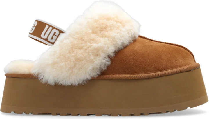 ‘Funkette’ Suede Platform Boots, , - Brown