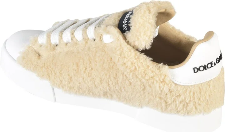 Fur Coated Logo Sneakers - Image 3
