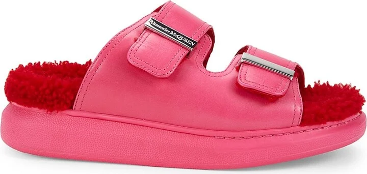 Fur Lined Leather Sandals