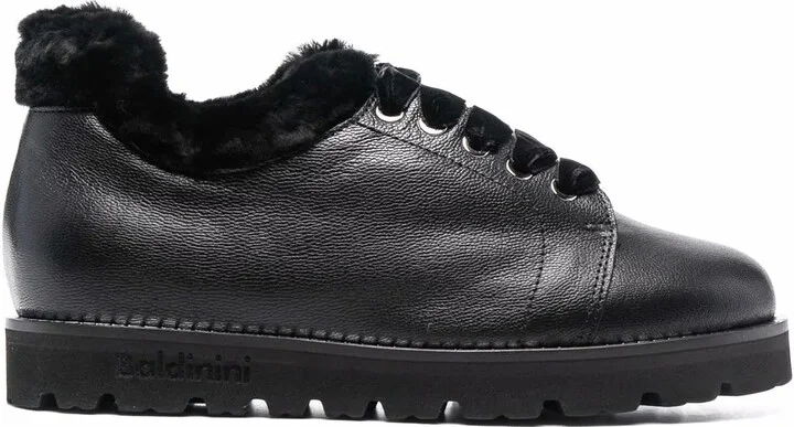Fur-Lined Sneakers