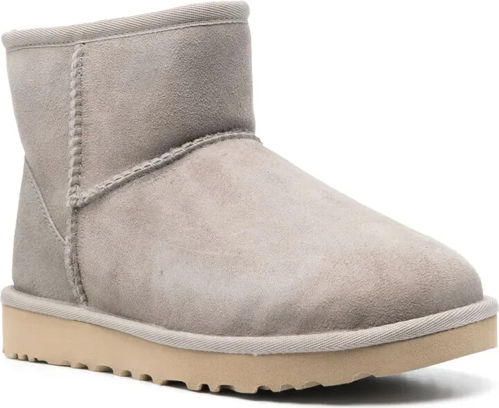 Fur-Lined Suede Ankle Boots - Image 2