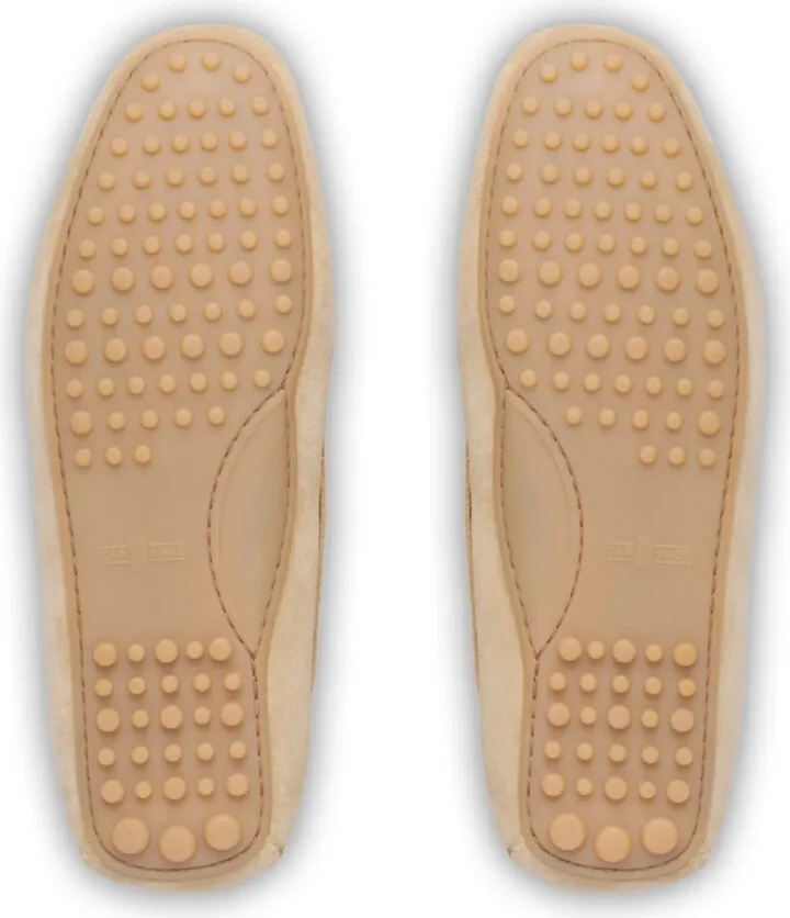 Fur-Lined Suede Driving Shoes - Image 5