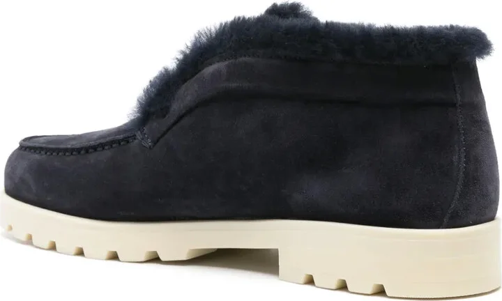 Fur-Trim Suede Desert Boots - Image 3