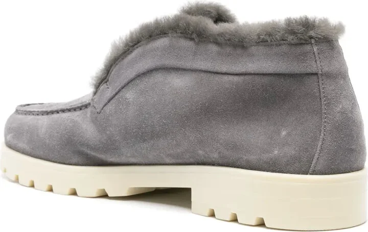 Fur-Trim Suede Desert Boots - Image 3