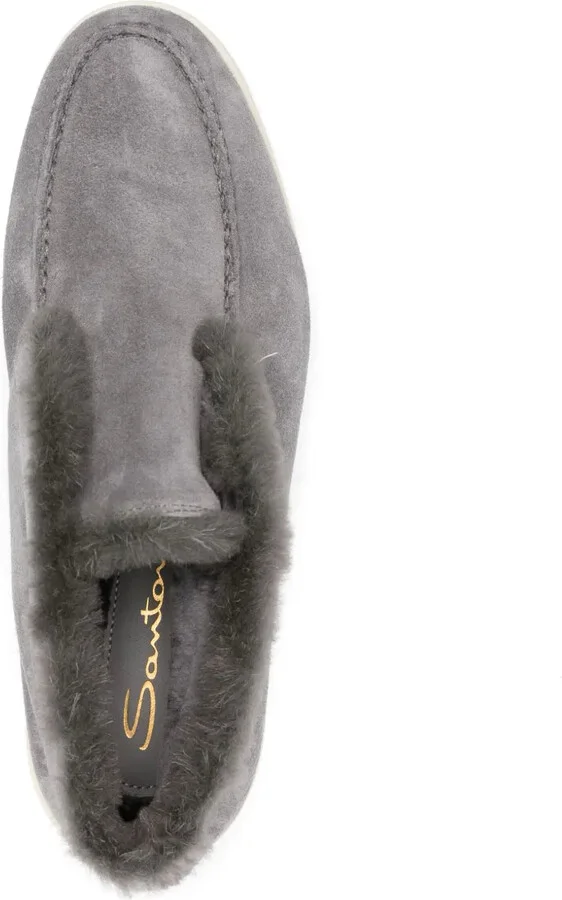 Fur-Trim Suede Desert Boots - Image 4